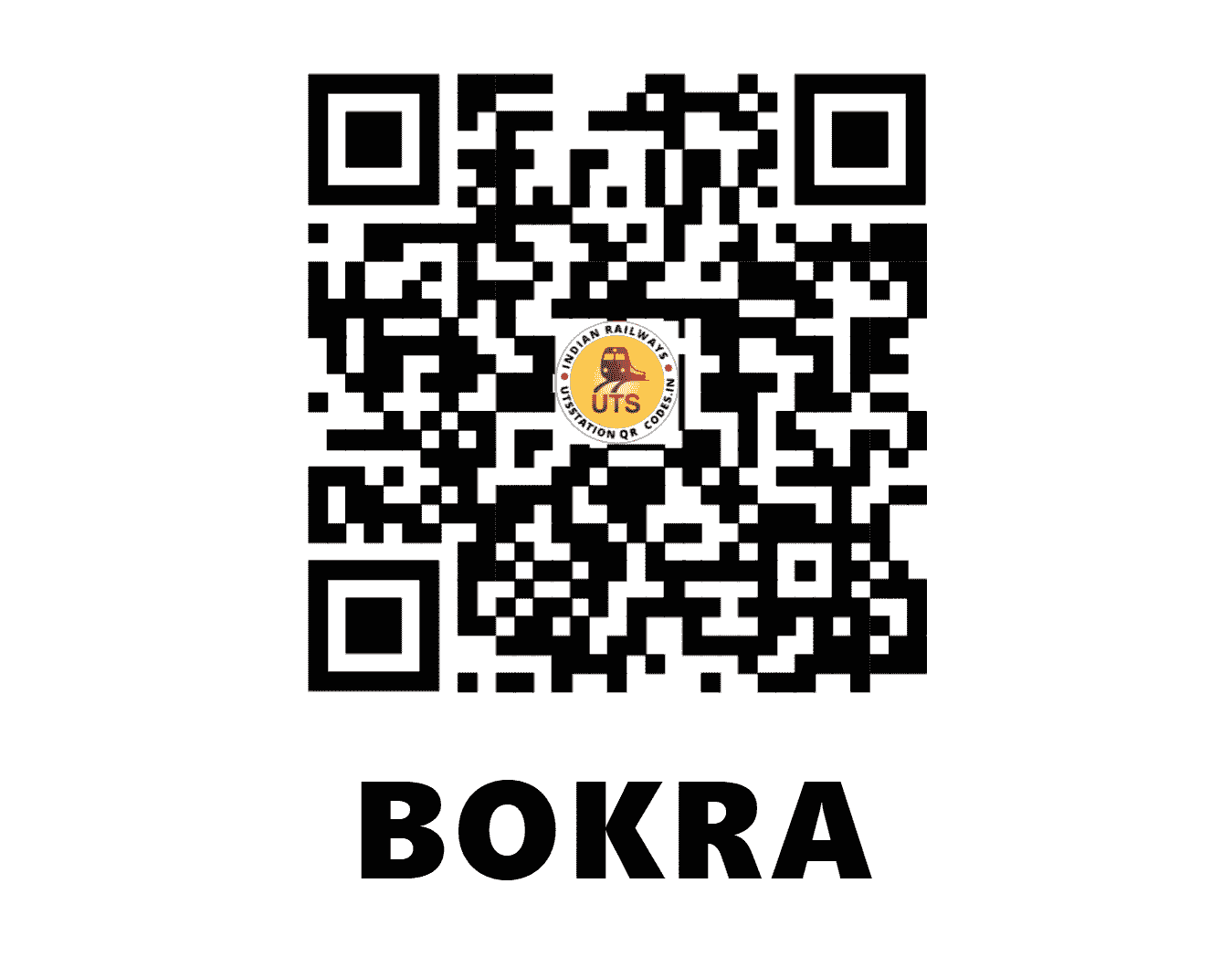 UTS QR Code for BOKRA - BOKA (SE - WEST BENGAL)